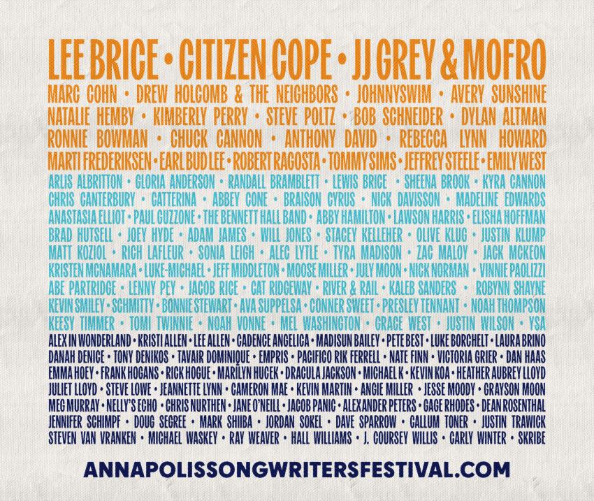 Annapolis Songwriters Festival 2024 Logo