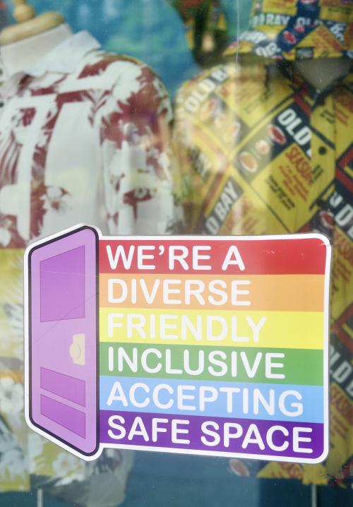 Diversity sign in Old Ellicott City