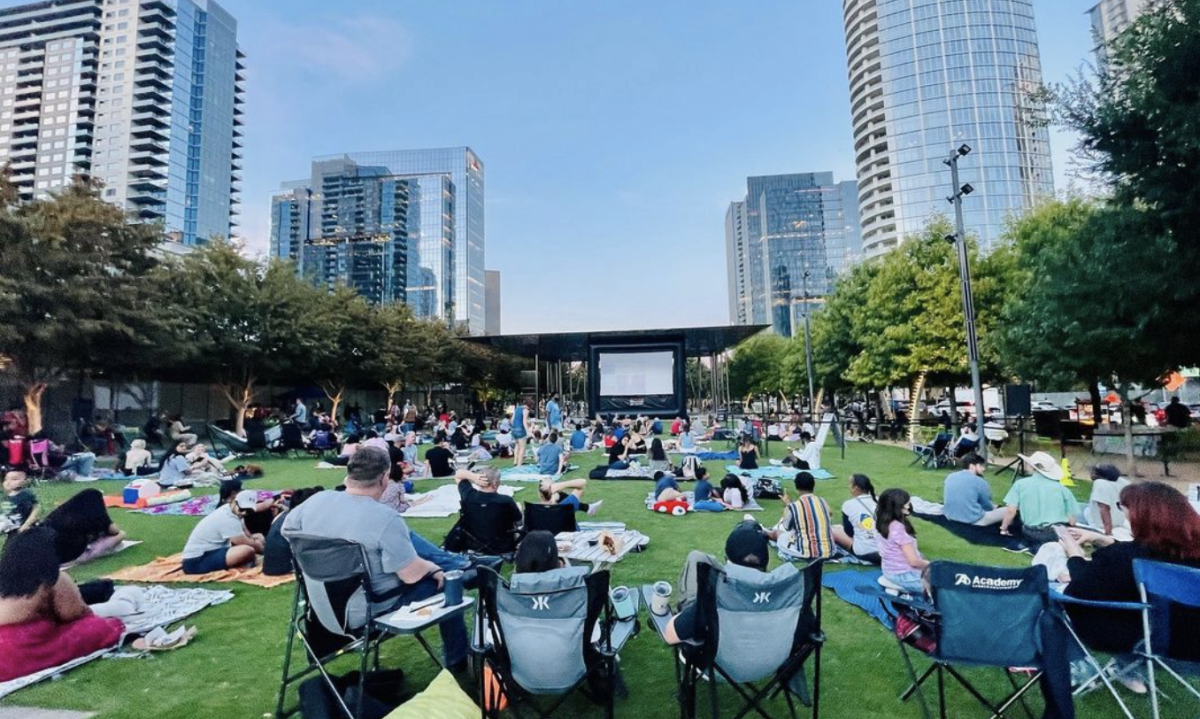 Klyde Warren Park Movie Night