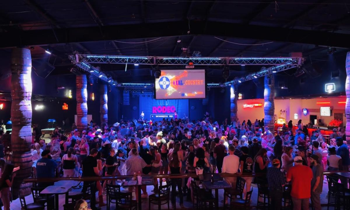 Patrons enjoy drinks and dancing at Club Rodeo in Wichita