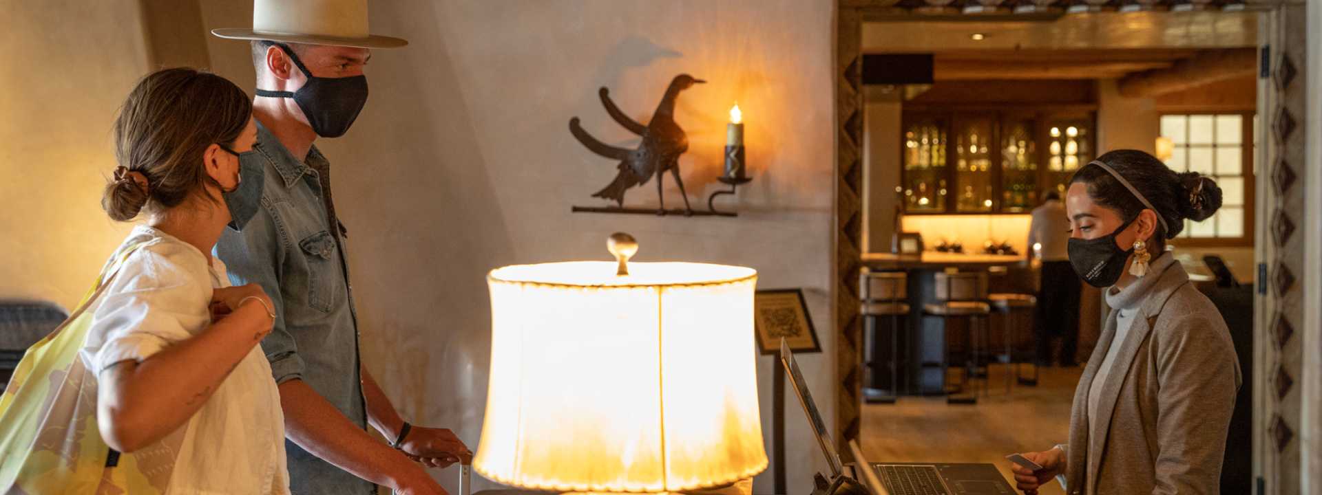 Checking into a hotel safely