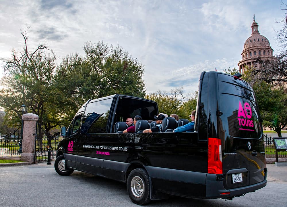 AO Tours Open Van Tour at the Texas State Capitol in Austin Texas