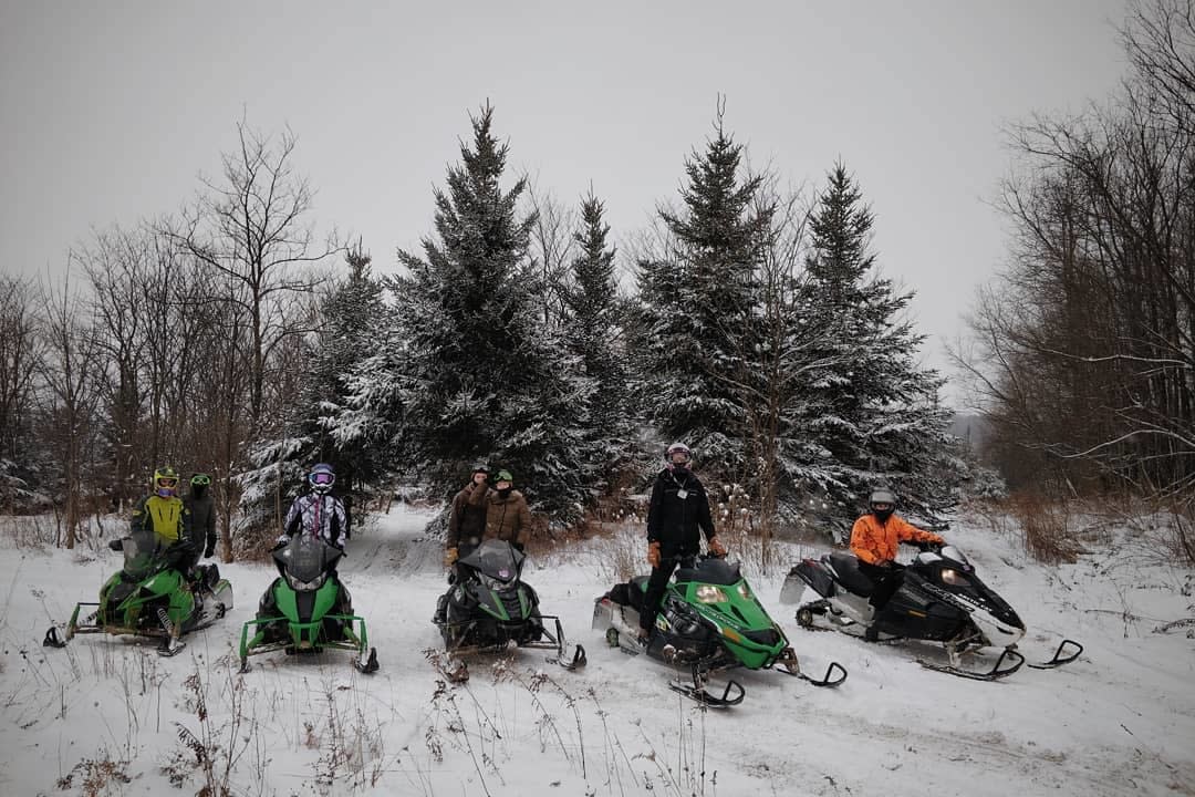 Snowmobiling