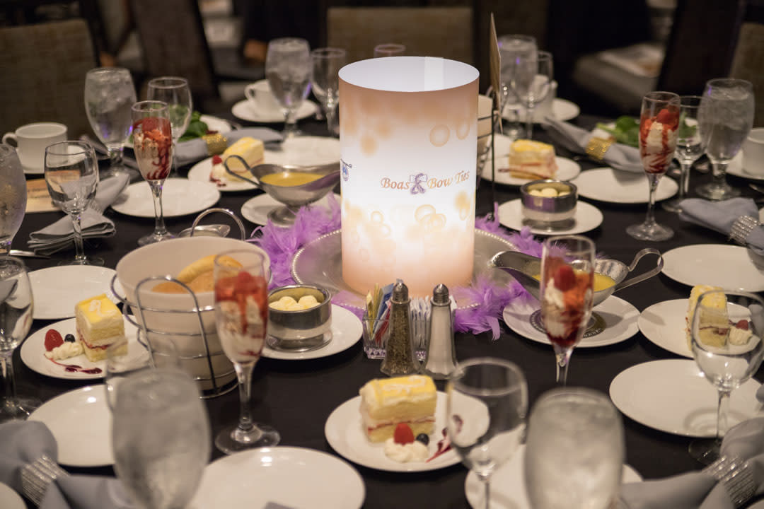 Boas & Bowties Tablescape