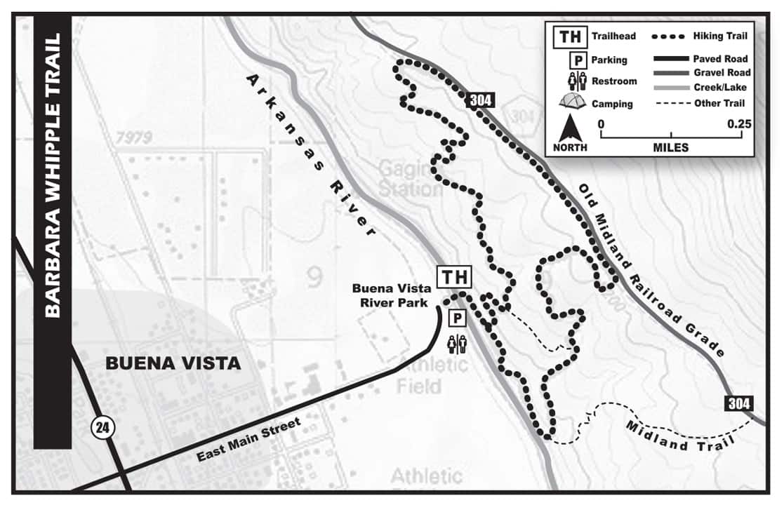 Barbara-Whipple-Trail-Outlines map