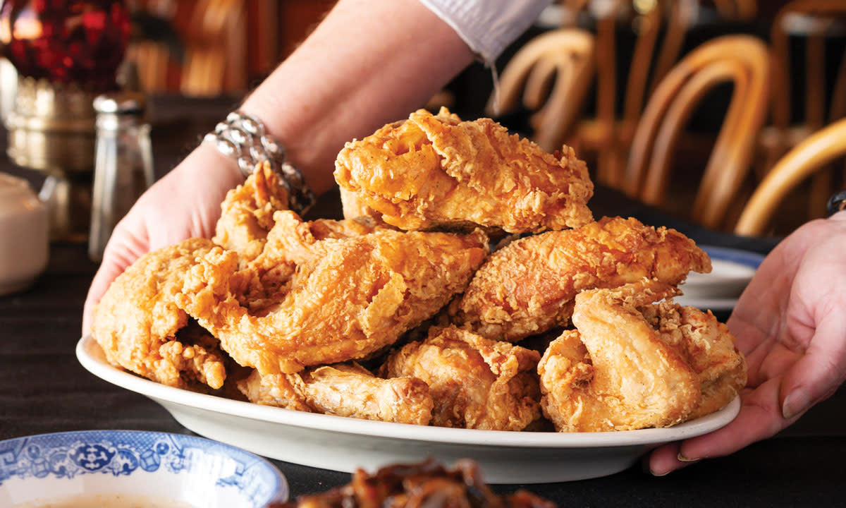 fried chicken on a plate
