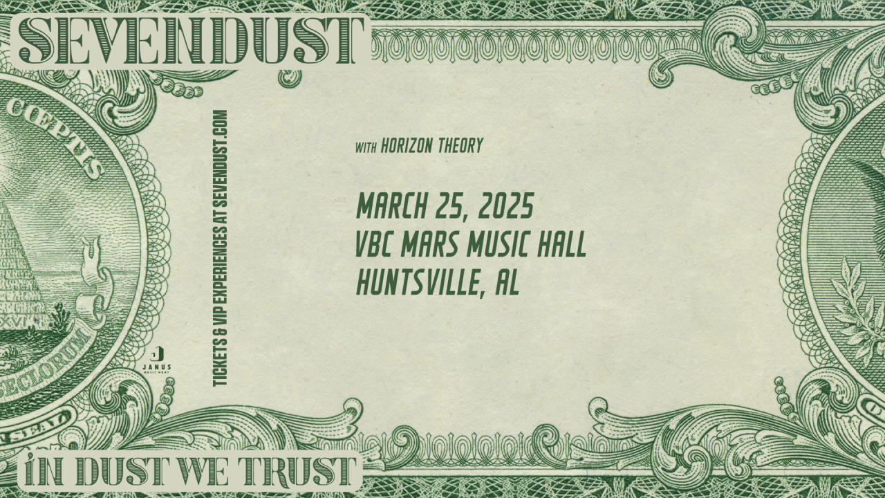 Sevendust "In Dust We Trust" Tour