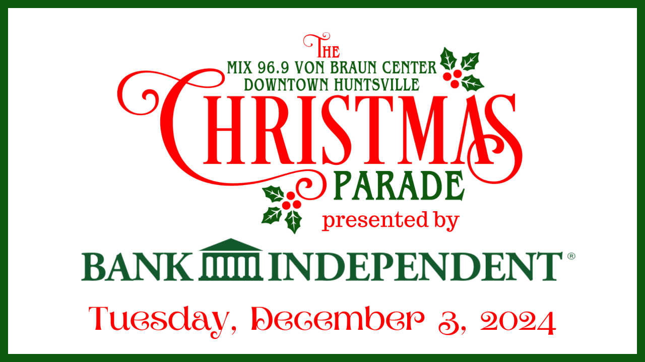 10th Annual Mix 96.9 VBC Huntsville Christmas Parade