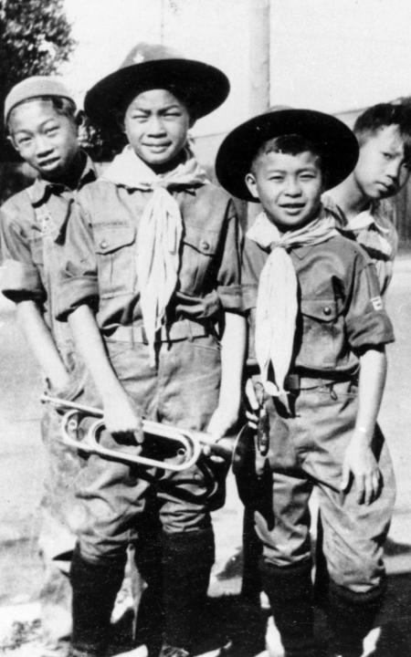 Chinese boy scouts