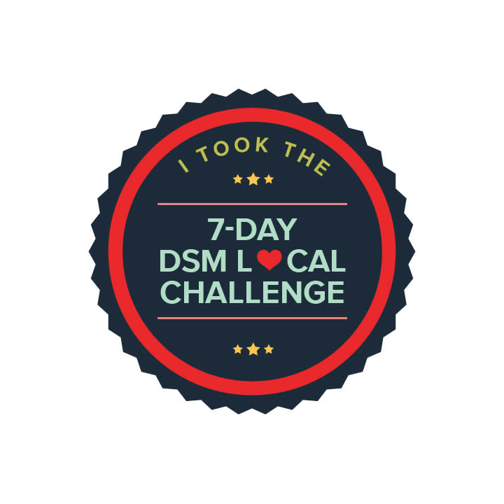 Catch Des Moines - 7-Day Challenge Badge