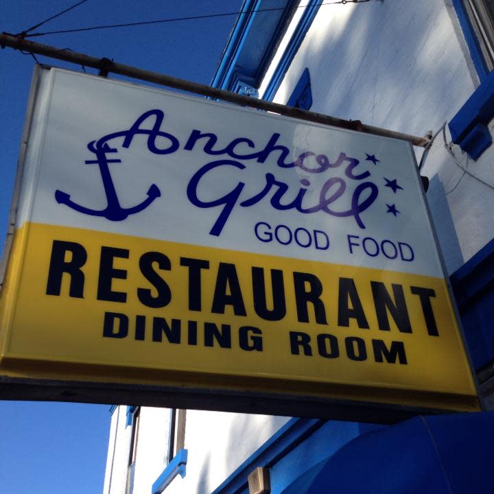 Anchor Grill sign