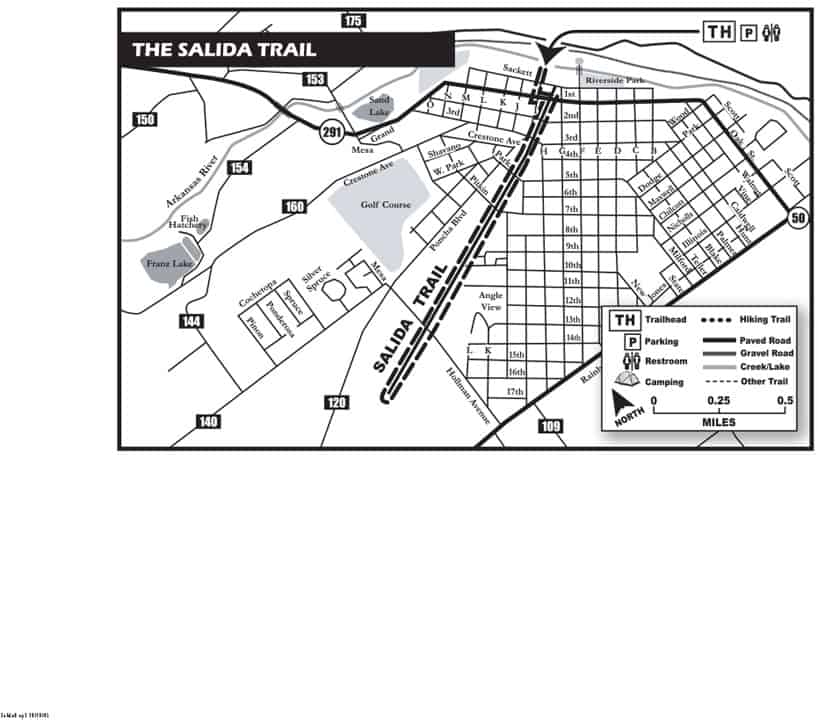 Salida-Trail-map