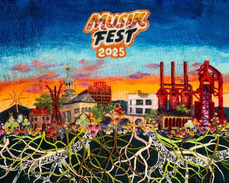 The 2025 Musikfest Poster by Mallory Zondag