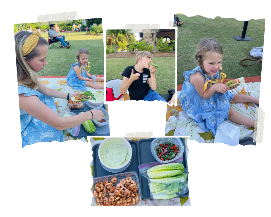 Family With Kids At The Huntsville Botanical Garden Golden Hour