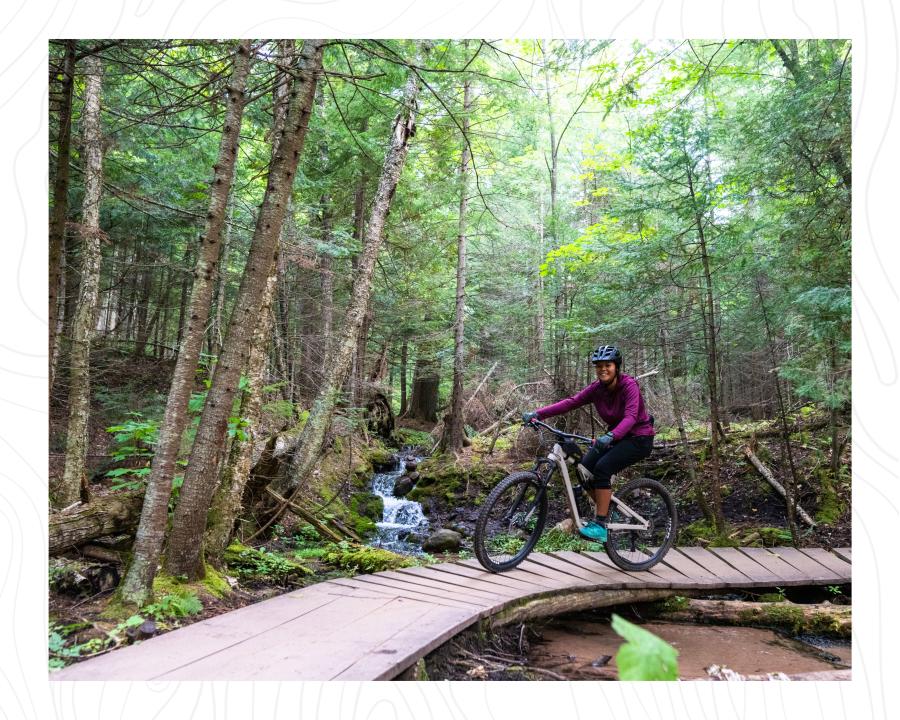 Cool bike deals trails near me