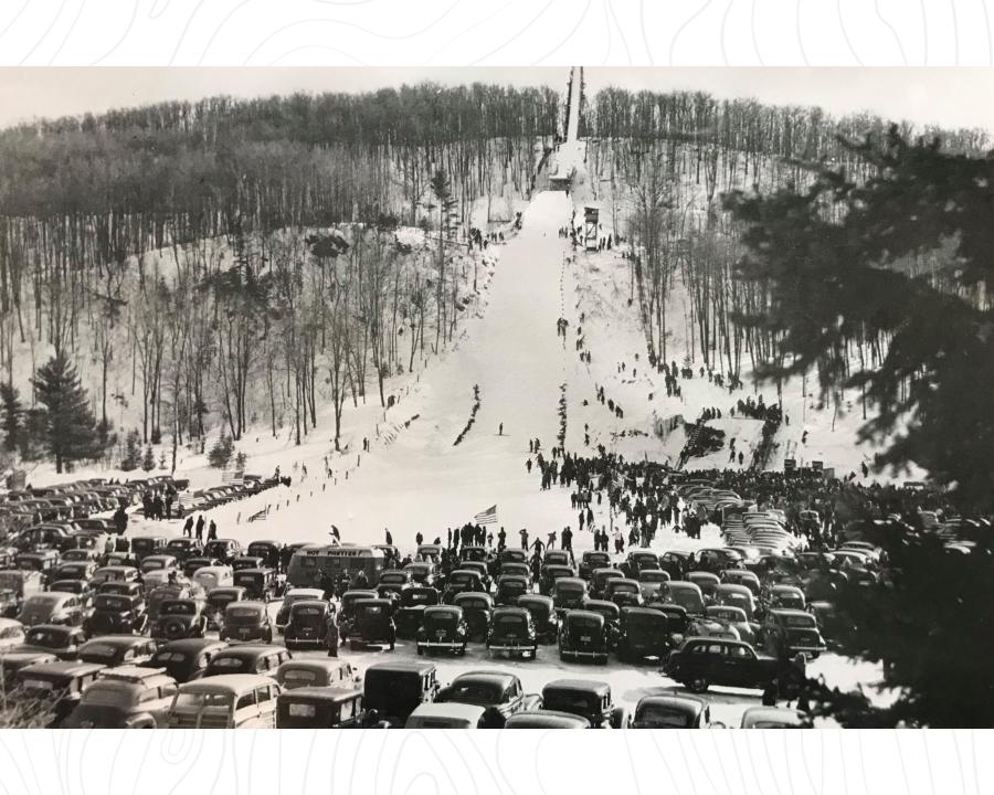 Historic image of Suicide Bowl in Negaunee, MI