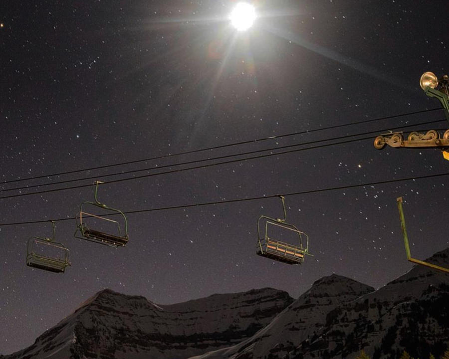 Sundance Skiing Under the stars