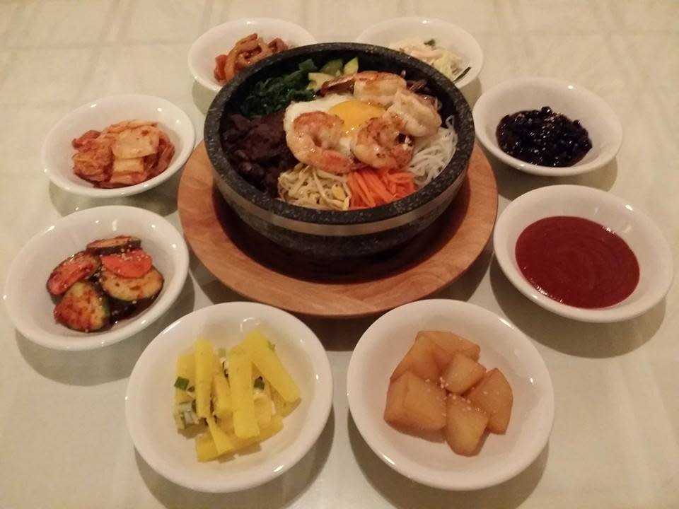 Korean food at Riverside Korean
