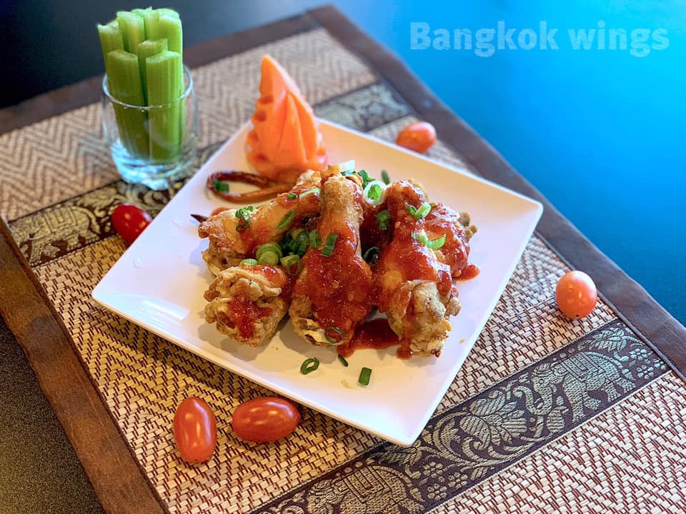 A plate of Bangkok wings from Thai Teahouse in Florence, Ky.