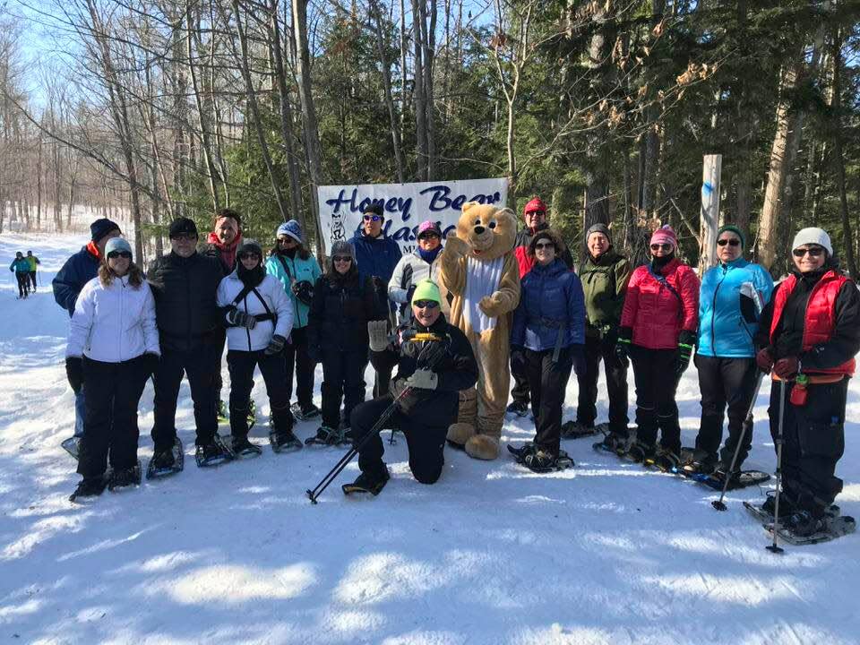 A photo of the Honey Bear participants in Big Bay, MI