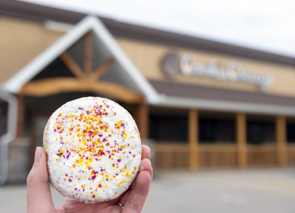 Iced Sugar Cookie with Sprinkles from Cookie Cottage