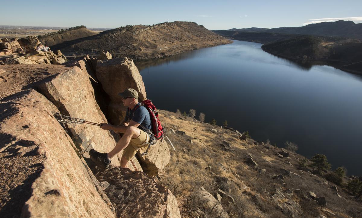 Climbing Horsetooth