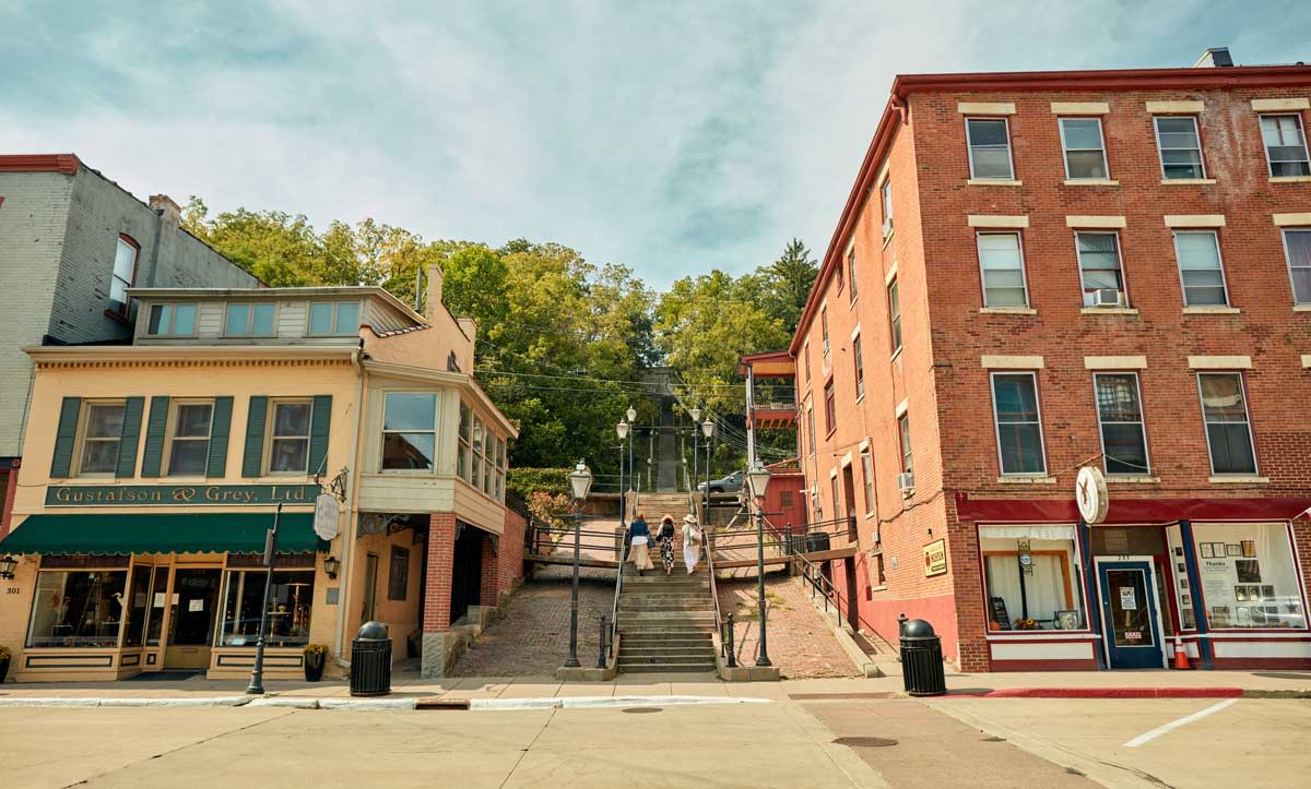 Old High School Steps