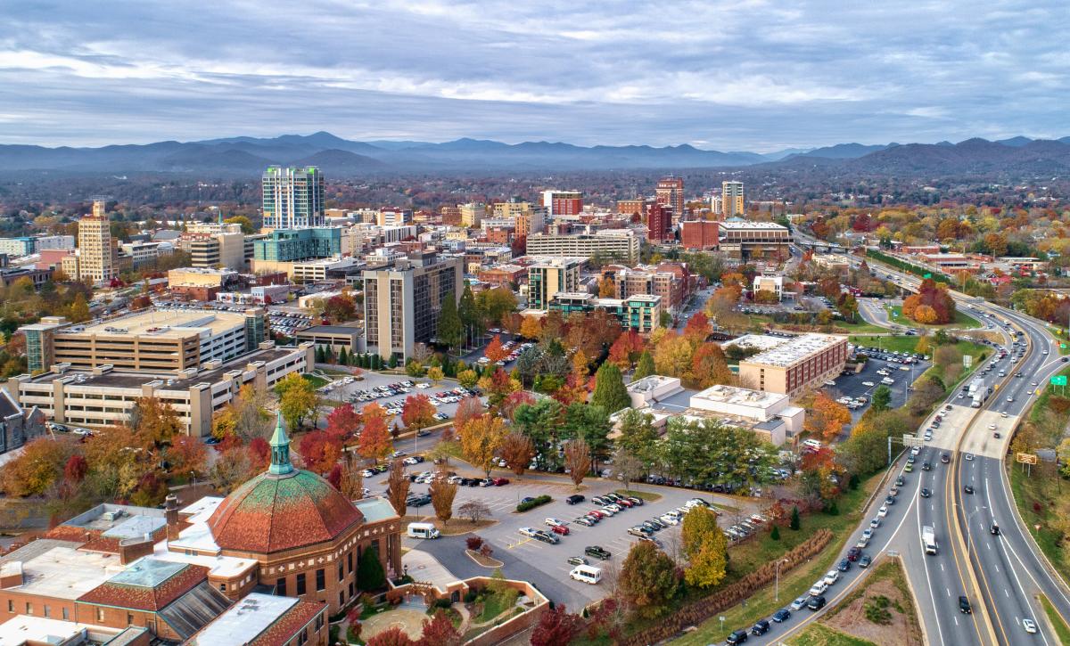 Fall Downtown Skyline