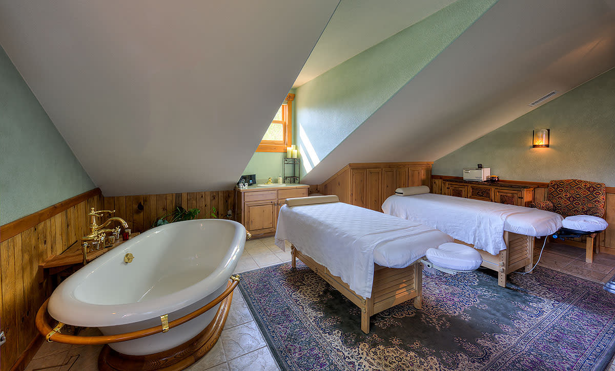 Interior of the spa at Sorrel River Ranch.