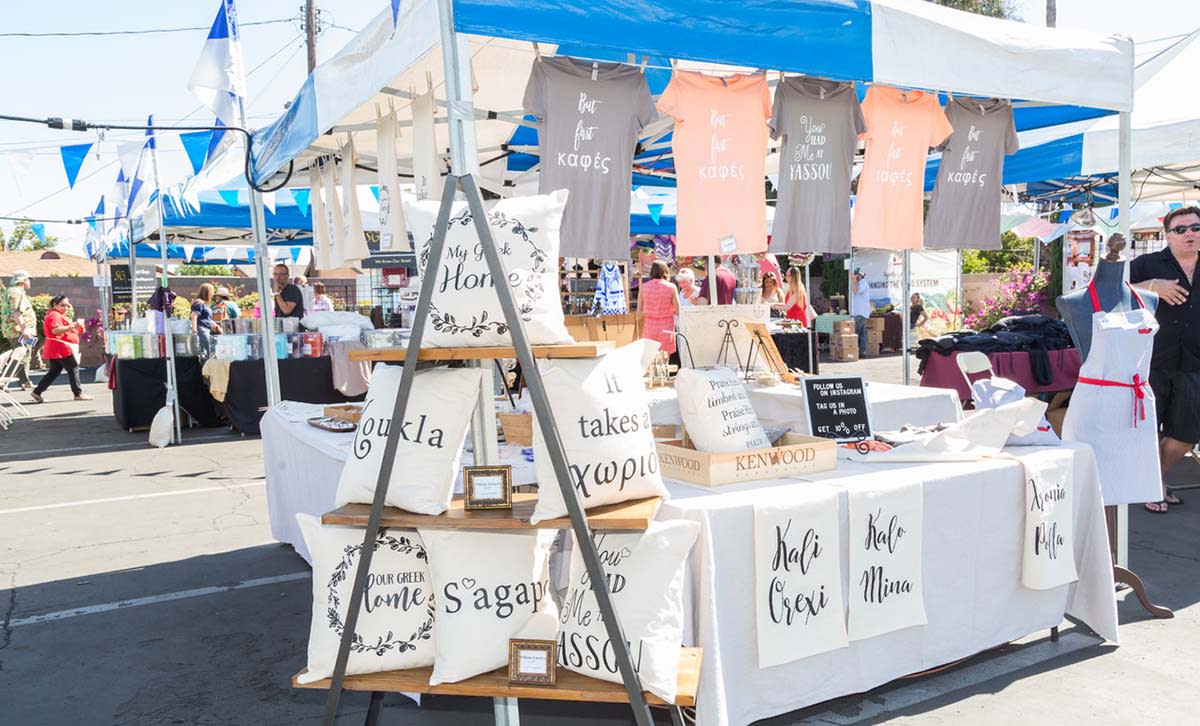 OC Greek Festival 2023 Vendor Stands