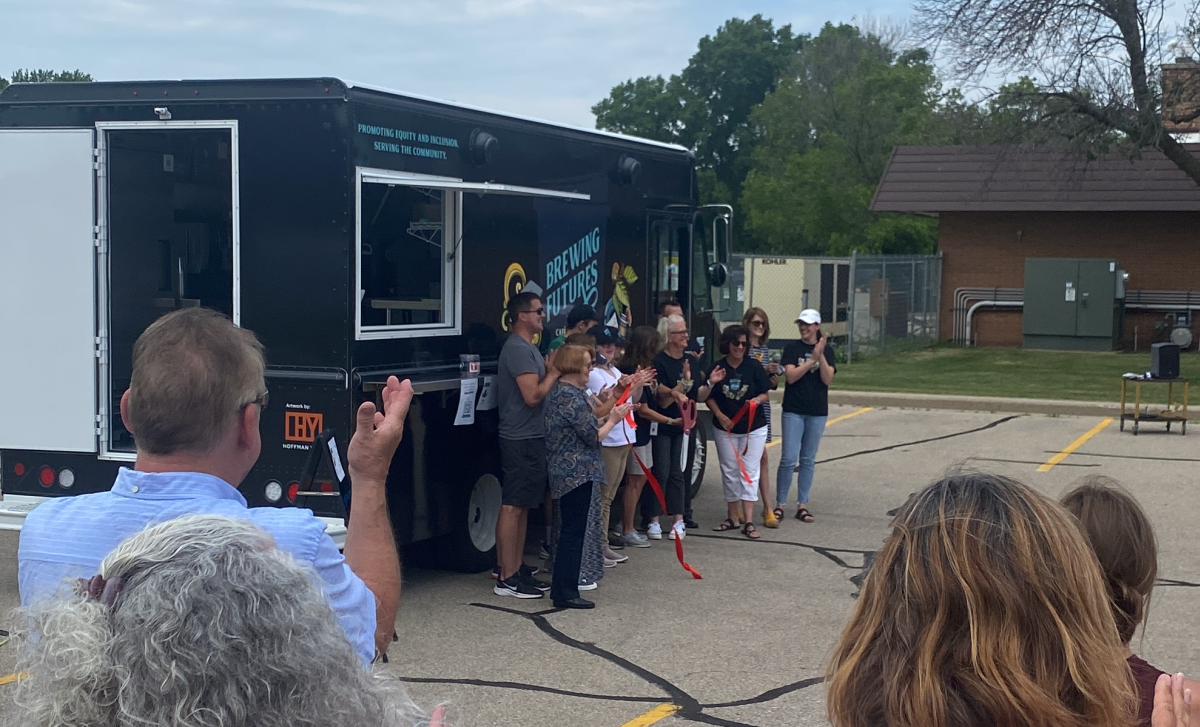 Brewing Futures Mobile Cafe Ribbon Cutting