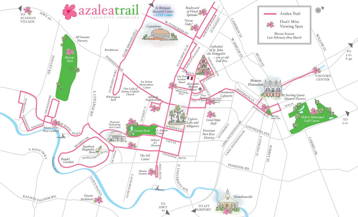 Azalea Trail Map 2023