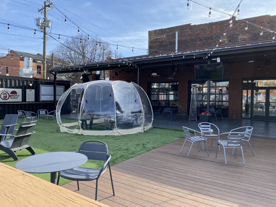 Igloos at Covington Yard (photo: Provided by Covington Yard)