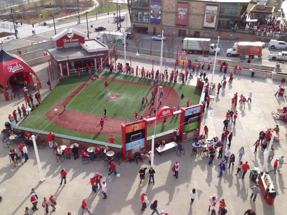 Fan Zone wiffle ball field at Great American Ball Park (photo: CincinnatiUSA.com)