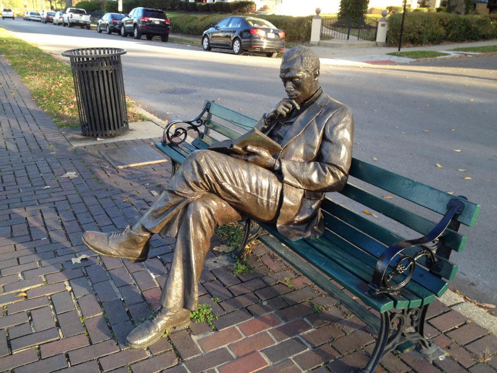 James Bradley Statue on the Riverside Drive Statue Tour (photo: CincinnatiUSA.com)