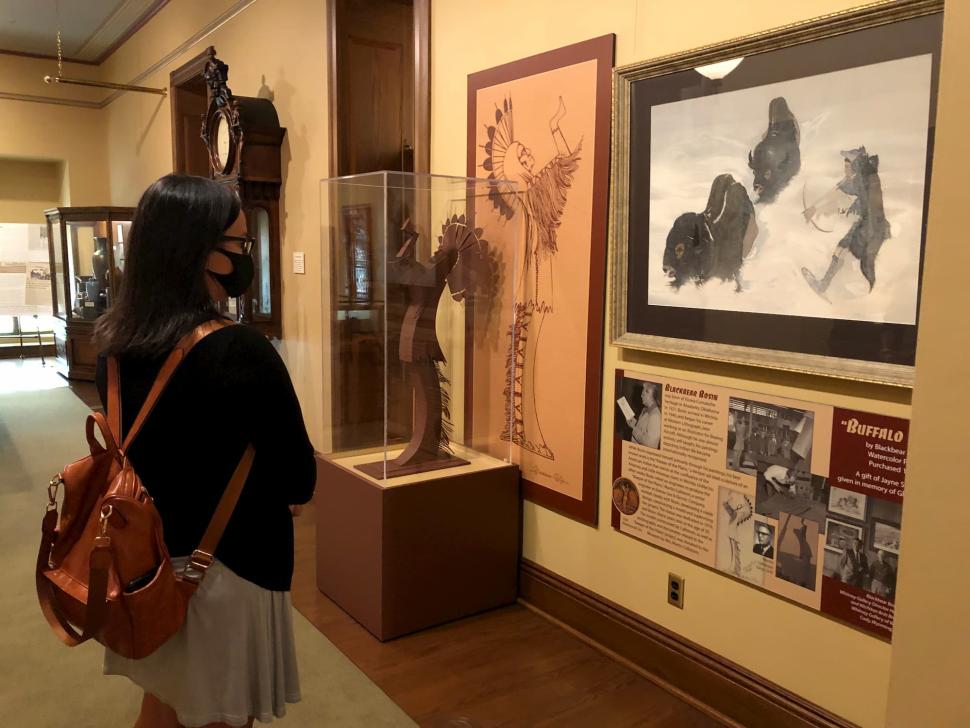 Viewing Exhibits at the Wichita-Sedgwick County Historical Museum