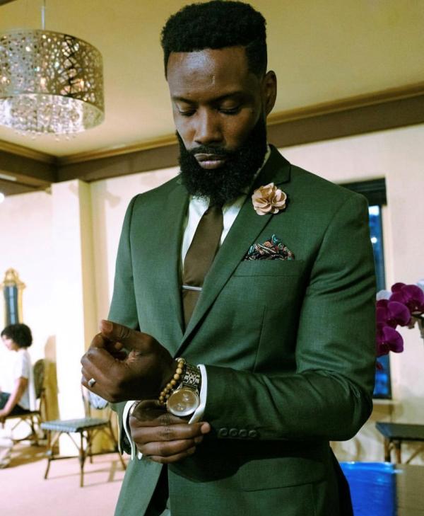 Man In A Suit From The Dapper Luq Men's Clothing Designer In Virginia Beach, VA