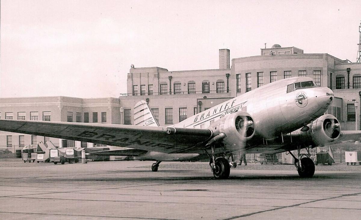 Historic Exterior of the Wichita Municipal Airport (now the Kansas Aviation Museum)