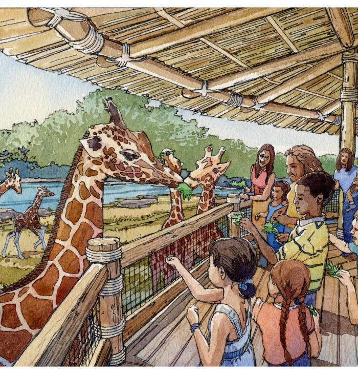 Topeka Zoo Giraffe Exhibit Renderings