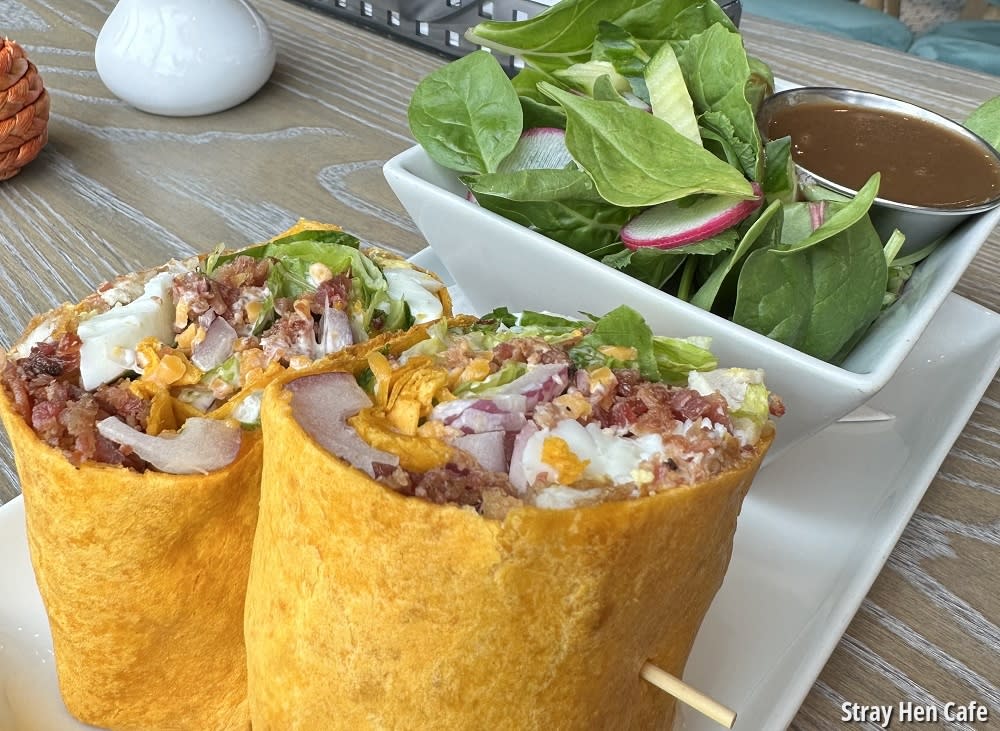 food wrap at stray hen cafe
