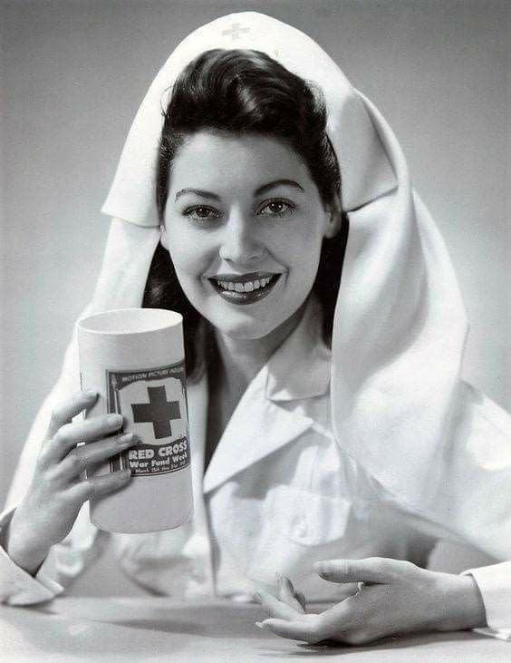 Ava Gardner Publicity - Red Cross