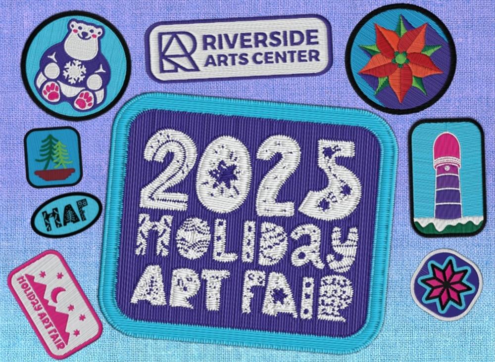 Riverside's holiday art fair graphic