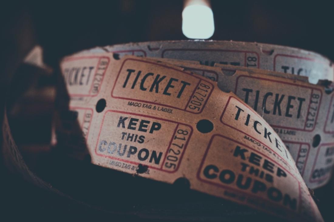 Generic tickets - stock photo