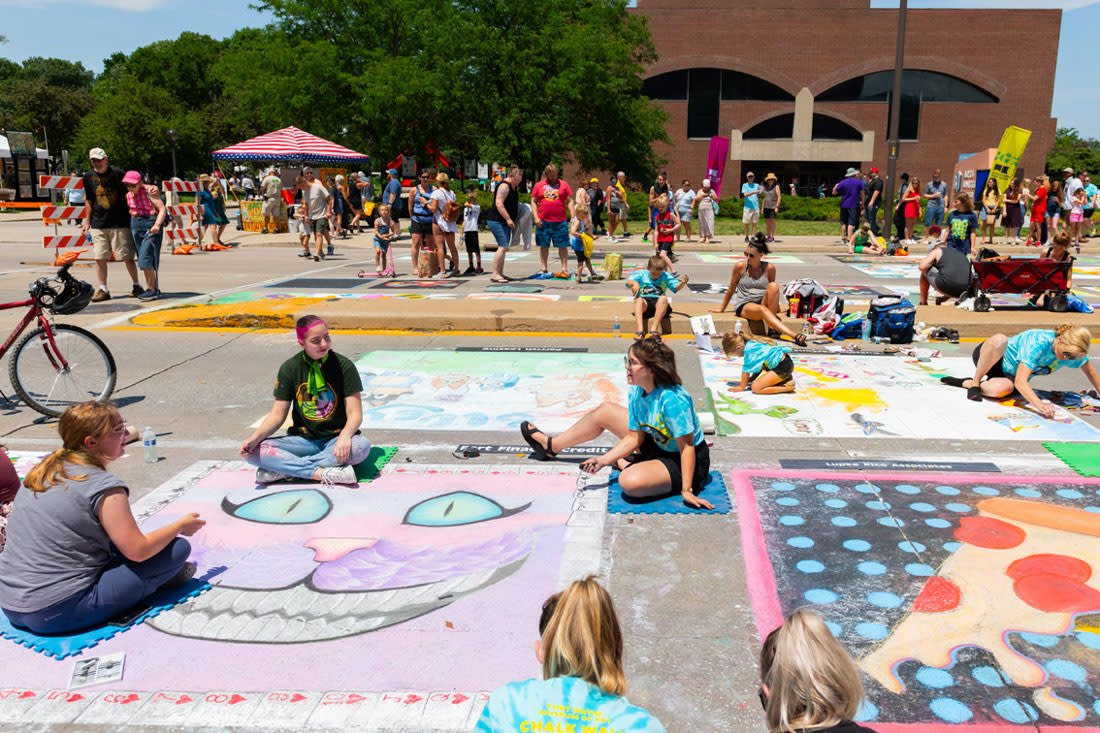 Chalkwalk at the Fort Wayne Museum of Art