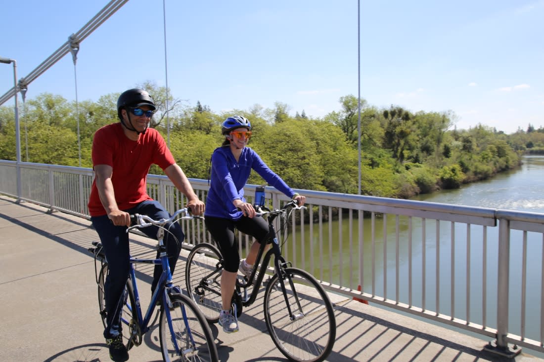 American River Bike Trail Guy West Bridge