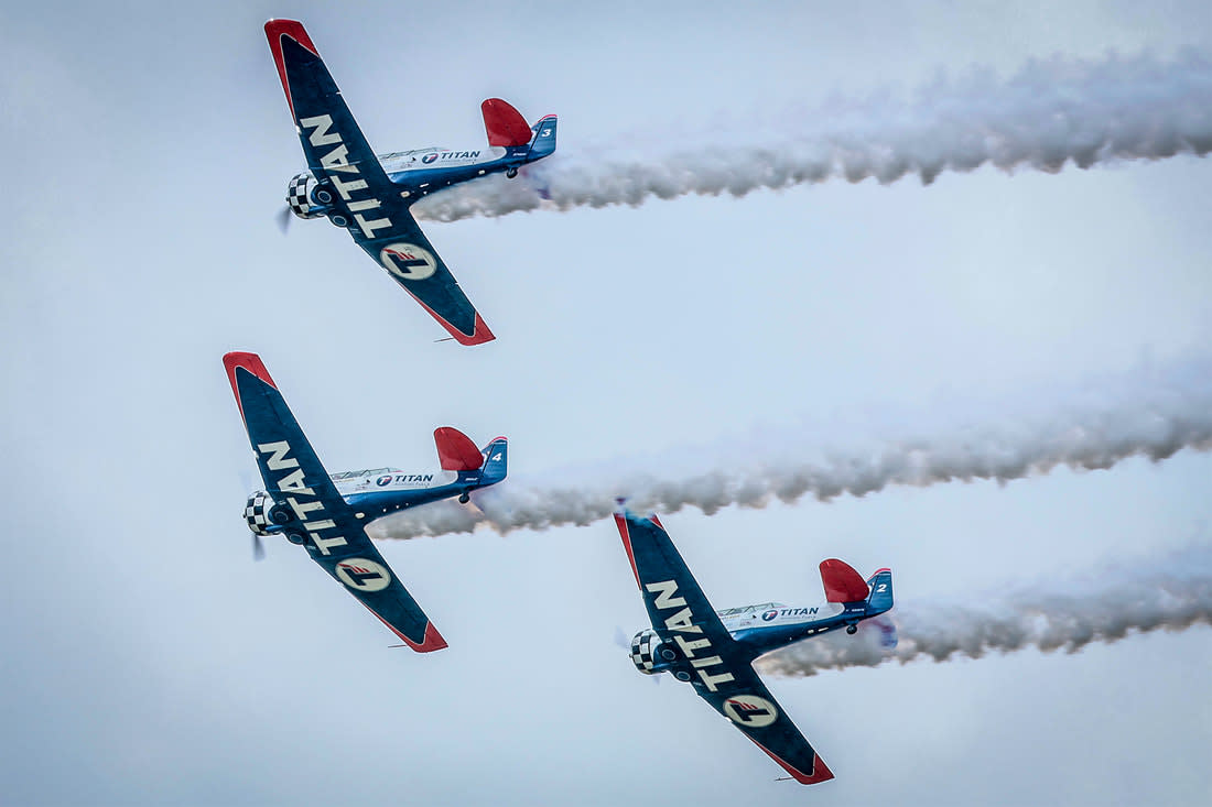 Planes in formation