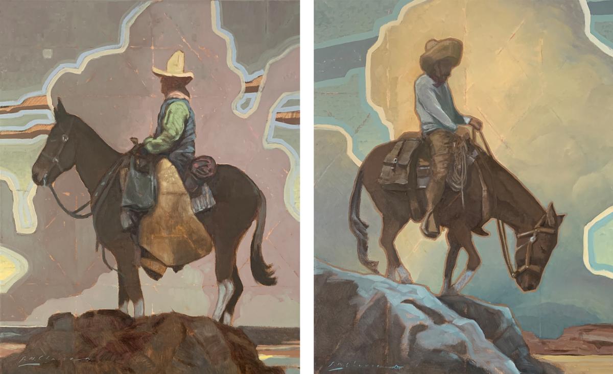 Two Paintings by Sean Michael Chavez: Grandes Alturas & El Borde, New Mexico Magazine