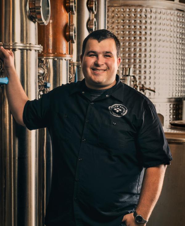 Jason Barrett, founder of of Black Button Distilling