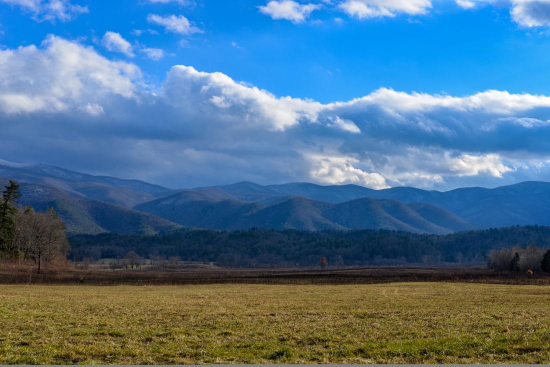 Boucle de Smoky Mountains Cades Cove Gatlinburg, TN Volta