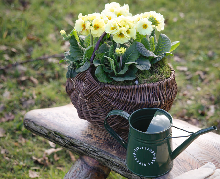 Spring planting basket workshop at Daylesford